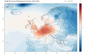 Czy w roku 1540 było 47 stopni w Polsce?