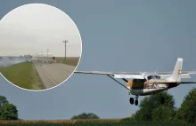 Samolot wleciał w linie energetyczne. Pasażerowie nie mieli szans