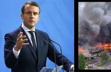 Macron wyłącza internet w Paryżu. Media mają usuwać materiały o zamieszkach