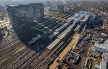 Postępują prace przy przebudowie dworca Warszawa Zachodnia. Będzie największym w