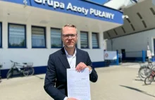 Gorąco w Zakładach Azotowych "Puławy". Olbrzymie straty, strach pracowników