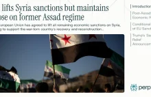 UE znosi sankcje wobec Syrii, ale utrzymuje je wobec byłego reżimu Assada