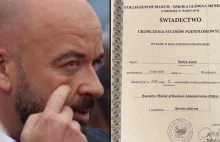 Oto lewy dyplom Jacka Sutryka. Ocena: bardzo dobry! Wszystko za wasze podatki!