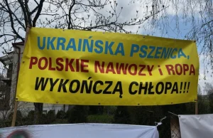 Hrubieszów. Rolnicy protestują, chcieli blokować tory, którymi do Polski wjeżdża