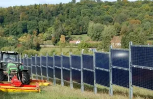 Taniej fotowoltaiki jest tak dużo, że można już z niej stawiać płoty.