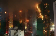 900 strażaków gasiło pożar wieżowców w Hongkongu. Setki zaginionych.