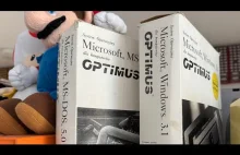 Windows 3.1 i DOS 5.0 BOX - Optimus - - Muzeum Elektroniki w Krakowie