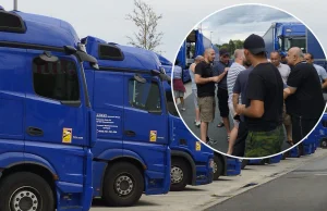 130 polskich ciężarówek blokuje parkingi w Niemczech. Kierowcy domagają się zapł