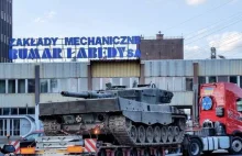 Pierwsze ukraińskie Leopardy 2 trafiły do ZM Bumar-Łabędy MILMAG