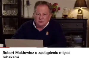 Makłowicz o zastąpieniu mięsa robakami