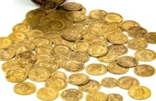 Złote monety odkryte podczas remontu domu