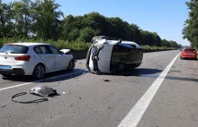 Aktywiści klimatyczni na autostradzie. Doprowadzili do wypadku