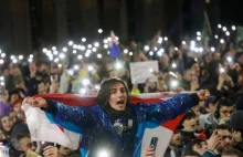 Wielotysięczna demonstracja w Tbilisi. Amerykanie grożą sankcjami