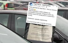 Wojny parkingowe Warszawa, znalazła kartkę od "życzliwego" sąsiada [ZDJĘCIE]