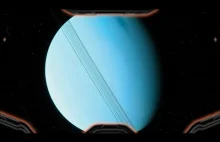 Symulacja spadania na Urana (ang. falling into Ur-anus)