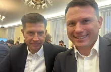 Ryszard Petru i Sławomir Mentzen na wspólnym zdjęciu. Zaskoczenie w sieci