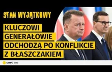 Kluczowi generałowie odchodzą po konflikcie z Błaszczakiem. Morawiecki i Tusk st