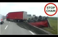 Wypadek ciężarówki na A4 - 21.03.2023