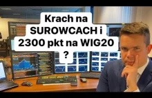Krach Na Surowcach i 2300 pkt Na Indeksie WIG20 w 2023 ?