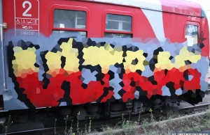Grafficiarze zdewastowali pociąg