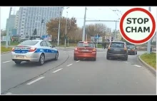 Policja wymusza na rondzie w Lublinie !? - a może to Skoda zawiniła?