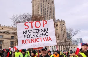Protest rolników w Warszawie. Ruszył marsz gwiaździsty [RELACJA]