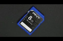 SD PNY 8GB - przykład jak łatwo utracić bezpowrotnie dane