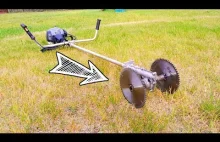 Amazing home inventions. Lawn saw.