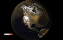 NASA pokazała wideo jak dwutlenek węgla przemieszcza się przez atmosferę Ziemi