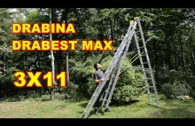 Drabest Max Drabina 3 elementowa 3x11 aluminiowa dla zawodowców Recenzja Test