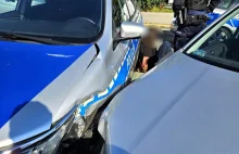 Pościg w Tychach. Trzy radiowozy skasowane