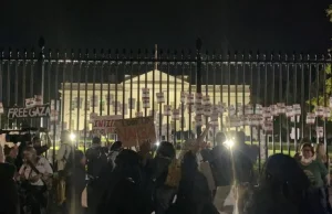 Propalestyński protest w Waszyngtonie