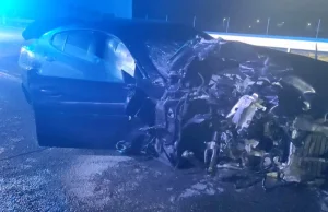 Ujawnił się pasażer bmw z wypadku na A1. To adwokat z Łodzi.
