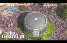 Skala londynskich protestow antyimigracyjnych