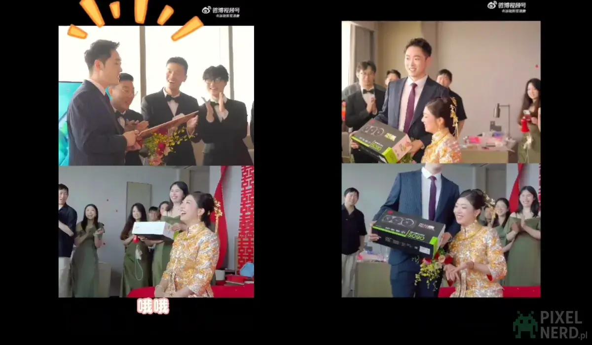 Panna młoda podarowała mężowi GeForce RTX 5090 w dniu ślubu