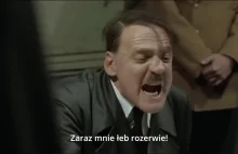 Prezes dowiaduje się o przejęciu TVP. Parodia z Hitlerem