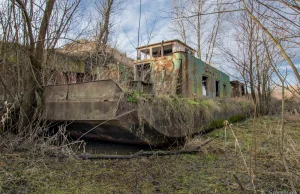 Wrak statku Chudy Wojtek odnaleziony w Warszawie