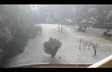 Gradobicie Belek Turcja , Dolu Belek Türkiye , Hail Belek Turkey