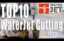 TOP 10 waterjet cutting from 2022 - satisfying video
