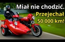 Motocykl kierowany z bocznego wózka przez osobę niepełnosprawną!