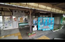 Stacja Sashiki bardzo chwali się, że jest lokacją z popularnego anime :)