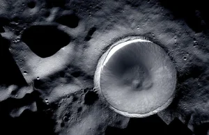 NASA zaprezentowała unikatowe zdjęcie bieguna południowego Księżyca