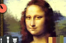 Gra pamięciowa namaluj Mona Lise w 60 sekund