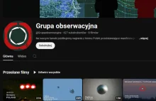 Kanał z kilkoma nagraniami UFO z Polski