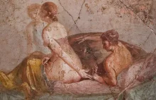 Erotyczne freski w Pompejach. Hic habitat felicitas - tu mieszka szczęście.