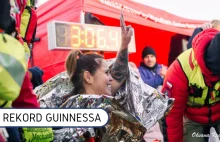 Katarzyna Jakubowska ustanowiła Rekord Guinnessa na przebywanie w lodzie