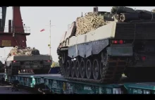 Russia Seething! Norwegian Leopard II Tanks and Armored Vehicles Entering the Uk