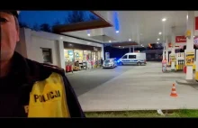Interwencja Policji - Shell Toszecka - użycie ŚPB - Gliwice 04.2023 - czytaj opi