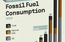 Chiny i USA odpowiadają za 47% globalnego zużycia paliw kopalnych