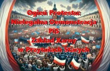 Video ???? Ogień Protestu: Nielegalna Demonstracja PiS pod Zakładem Karnym